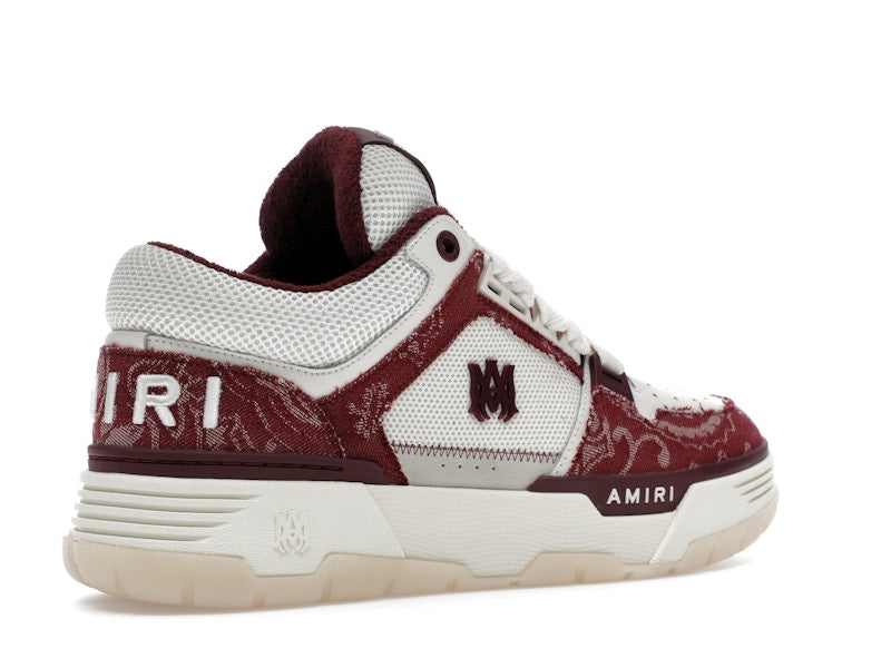AMIRI MA-1 Bandana Denim Burgundy
