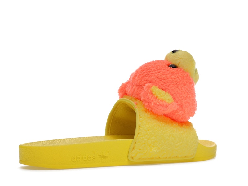 adidas JS Adilette Jeremy Scott Teddy Yellow