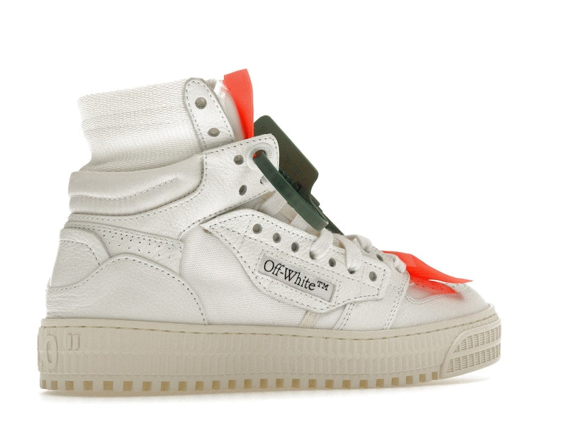 OFF-WHITE Off Court 3.0 Leather Canvas White White Orange (Women's)