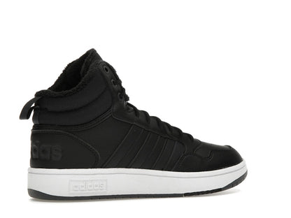 adidas Hoops 3.0 Mid Classic Fur Lining Winterized Core Black Cloud White