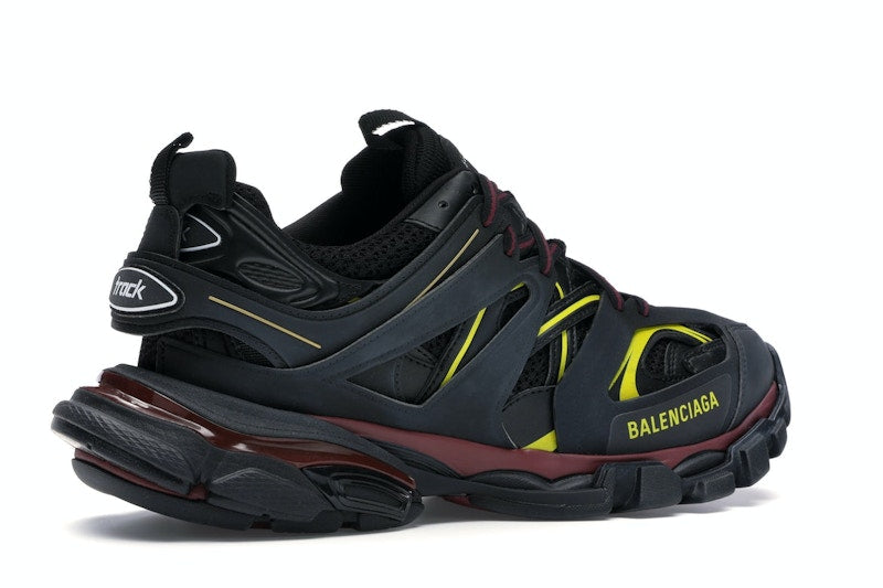 Balenciaga Track Trainers Black Bordeaux