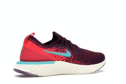 Nike Epic React Flyknit Bordeaux Hyper Jade (Women's)