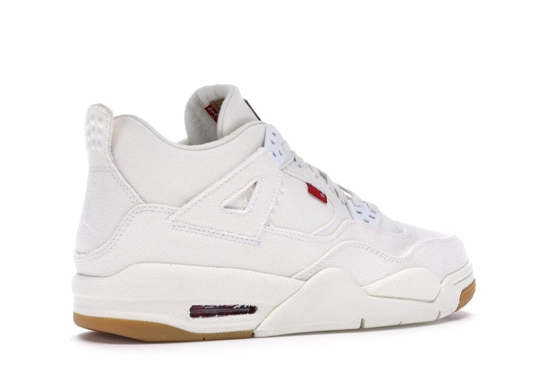 Jordan 4 Retro Levi's White (GS) (Blank Tag)