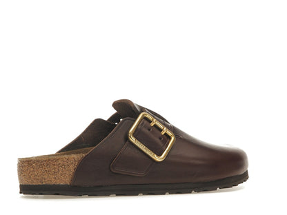 Birkenstock Boston Bold Leather Roast Brown
