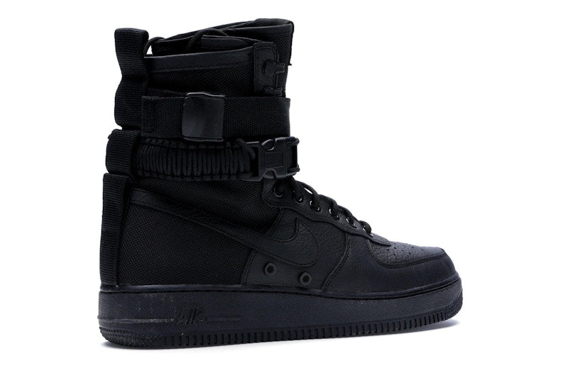 Nike SF Air Force 1 High Triple Black (Women's)