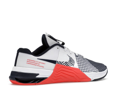 Nike Metcon 8 White Crimson Obsidian