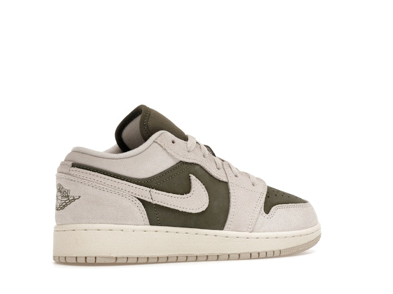 Jordan 1 Low SE Medium Olive Sail (GS)