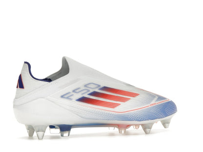 adidas F50 Elite Laceless SG Cloud White Solar Red Lucid Blue