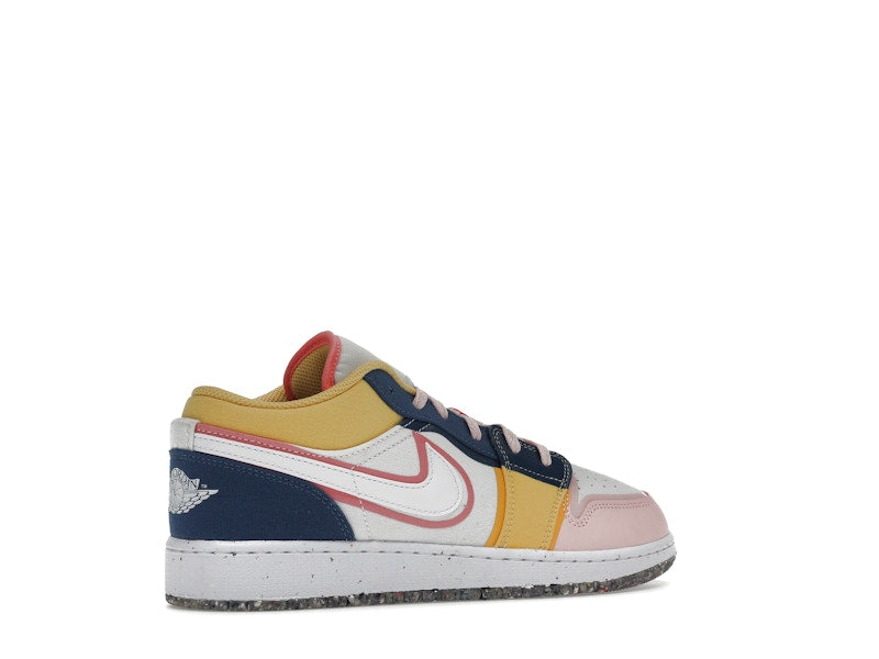 Jordan 1 Low SE Multi Canvas (GS)
