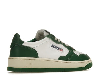 Autry Medalist Leather Low Green White