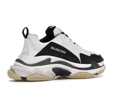 Balenciaga Triple S White Black