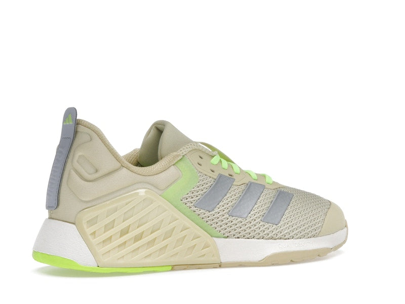 adidas Dropset 3 Strength Powder Yellow Matte Silver Lucid Lemon (Women's)