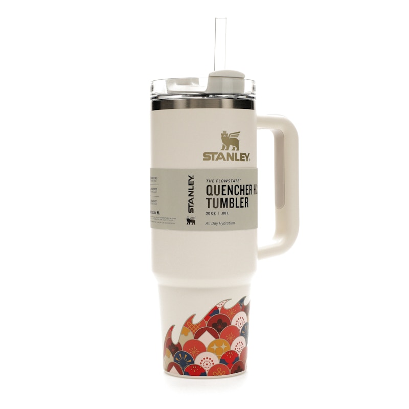 Stanley The Lunar New Year Limited Edition Flowstate Quencher 30oz Tumbler Cream Dragon