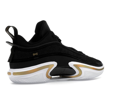 Jordan 36 Low PF Black Gold (White Sole)