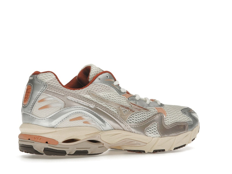 Mizuno Wave Rider 10 White Silver Orange