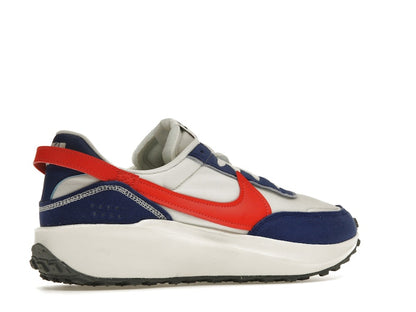 Nike Waffle Debut Swoosh Habanero Red Old Royal