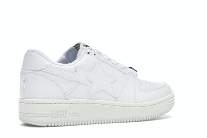 BAPE STA Low White