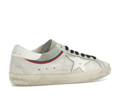 Golden Goose Super Star White Grey Red Blue
