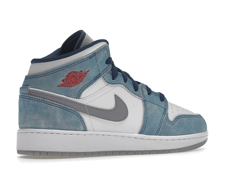 Jordan 1 Mid SE French Blue Light Steel (GS)