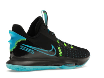 Nike LeBron Witness 5 Black Light Blue Fury
