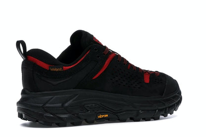 Hoka One One Tor Ultra Low Engineered Garments Black Red