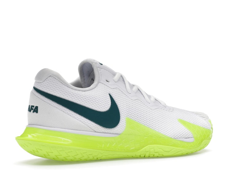 Nike Court Zoom Vapor Cage 4 Rafa White Volt Geode Teal
