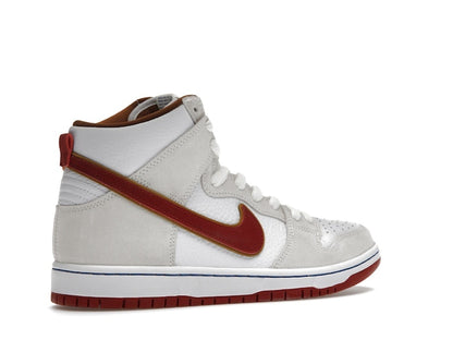 Nike SB Dunk High Sail Bright Crimson