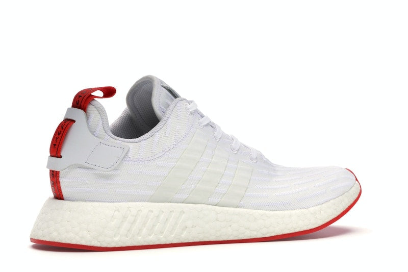 adidas NMD R2 White Core Red Two Toned