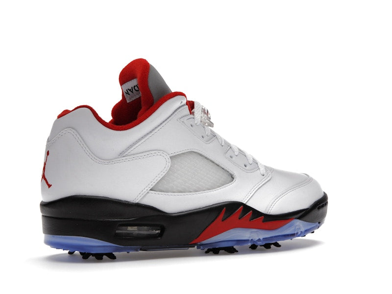 Jordan 5 Retro Low Golf Fire Red (Silver Tongue)