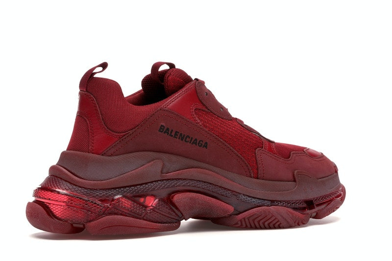 Balenciaga Triple S Burgundy Red