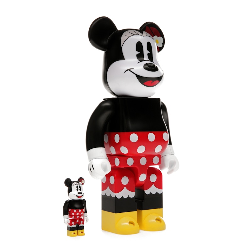 Bearbrick x Disney Minnie Mouse 100% & 400% Set