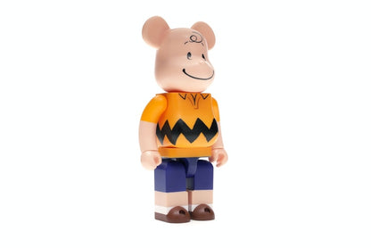 Bearbrick Charlie Brown 400% Yellow