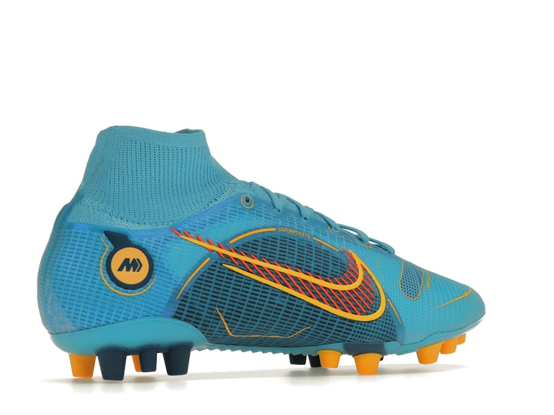 Nike Mercurial Superfly 8 Elite AG Chlorine Blue Laser Orange