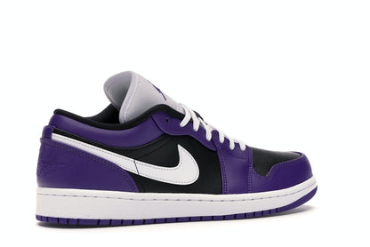 Jordan 1 Low Court Purple Black