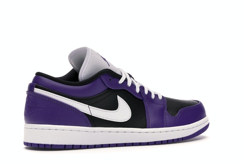 Jordan 1 Low Court Purple Black