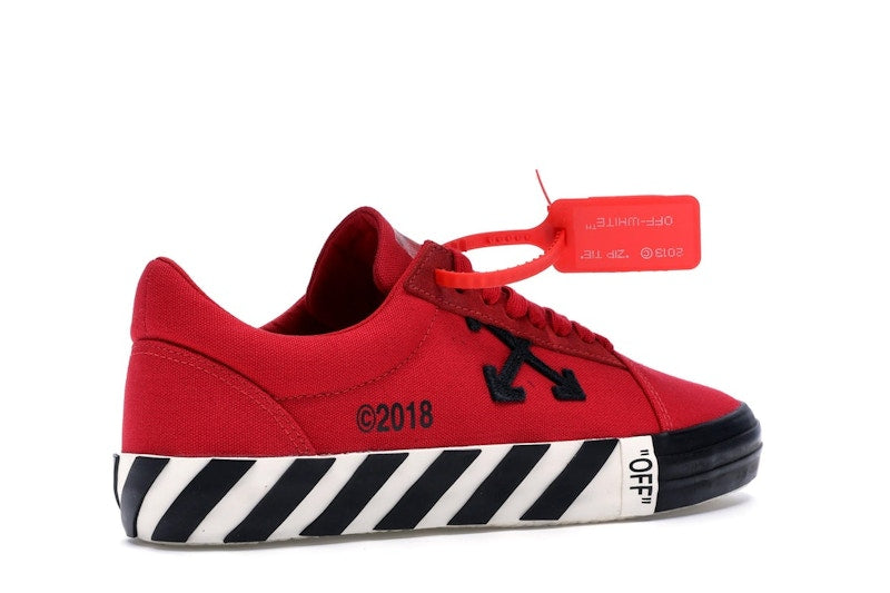 OFF-WHITE Vulc Low Red