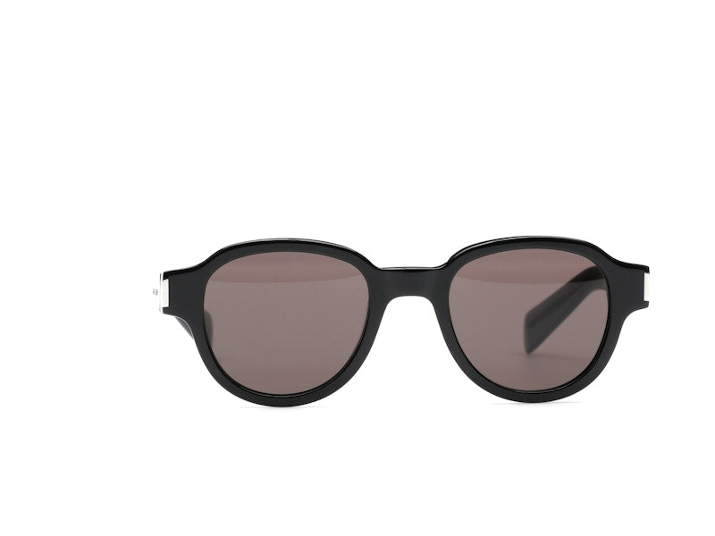 Saint Laurent Round-Frame Acetate Sunglasses Black/Black/Black (SL546-30013743-001)