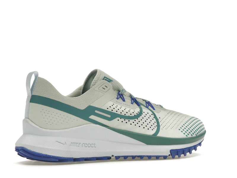 Nike React Pegasus Trail 4 Light Silver Racer Blue Football Grey Mineral Teal