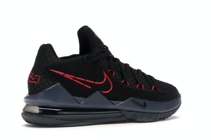 Nike LeBron 17 Low Black Red Dark Grey