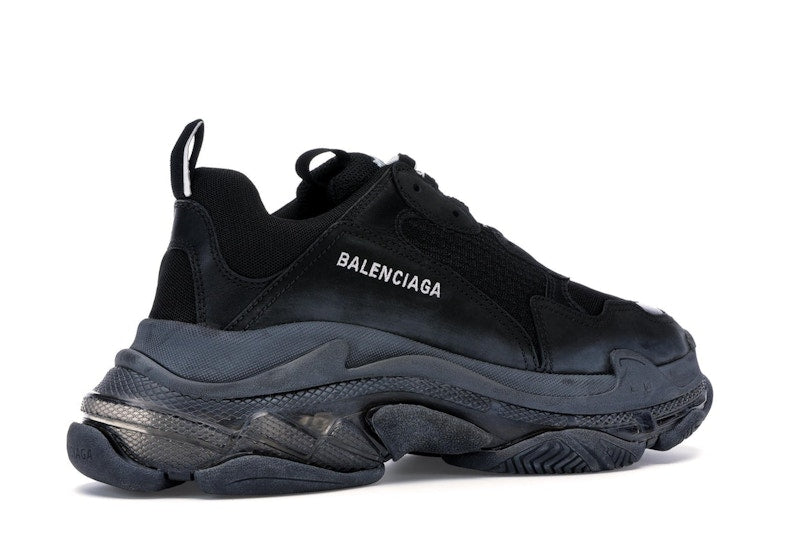 Balenciaga Triple S Clear Sole Black
