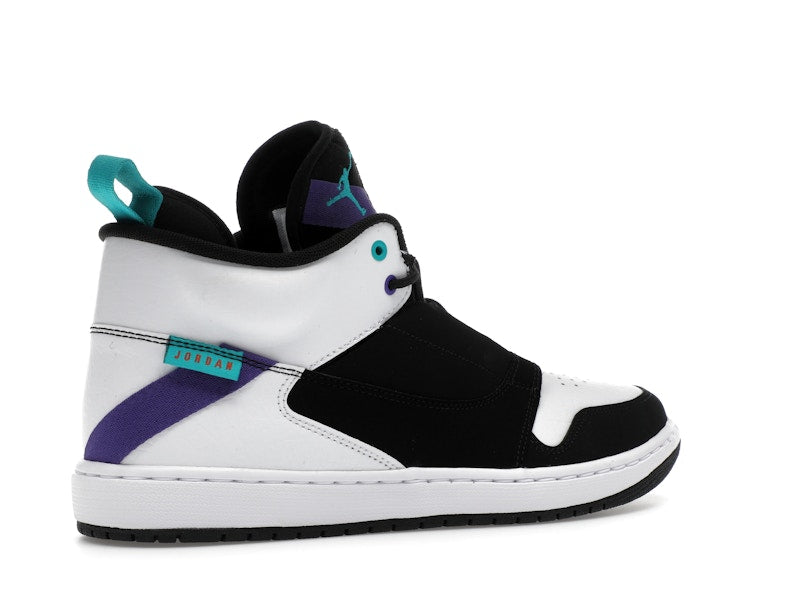 Jordan Fadeaway Black White Grape