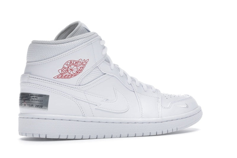 Jordan 1 Mid SE Nike Swoosh On Tour (2020)