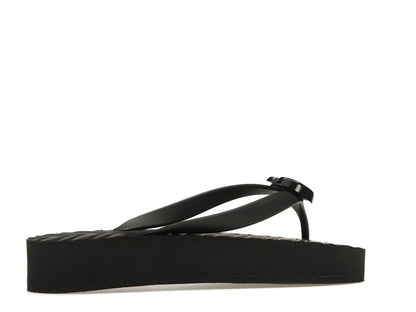 Gucci Chevron Thong Sandal Black Rubber