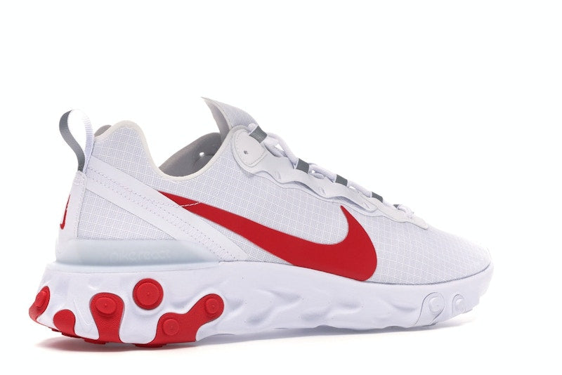 Nike React Element 55 White Red
