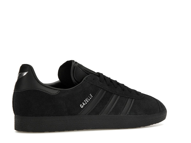 adidas Gazelle All Black Silver Metallic