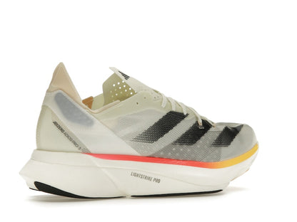 adidas Adizero Adios Pro 3 Ivory Core Black Crystal Sand