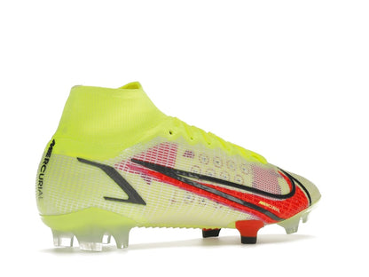 Nike Mercurial Superfly 8 Elite FG Volt Black Bright Crimson