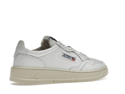Autry Medalist Leather Low White