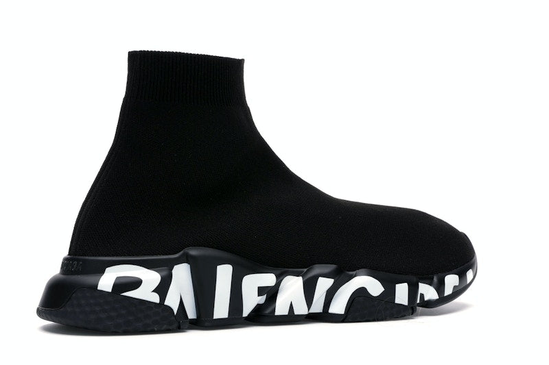 Balenciaga Speed Graffiti Trainers Black