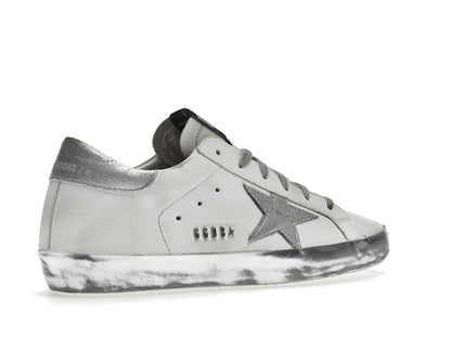 Golden Goose Super-Star White Silver Sparkle (Women's)